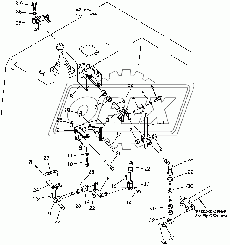  SCRAPER CONTROL LEVER (2/2)