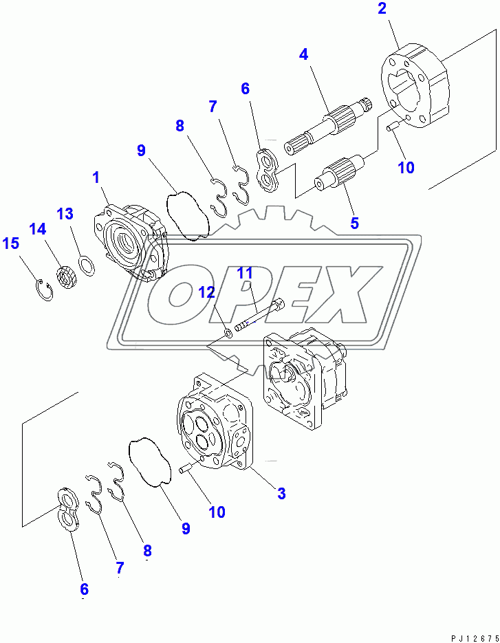  WORK EQUIPMENT PUMP (1/2)