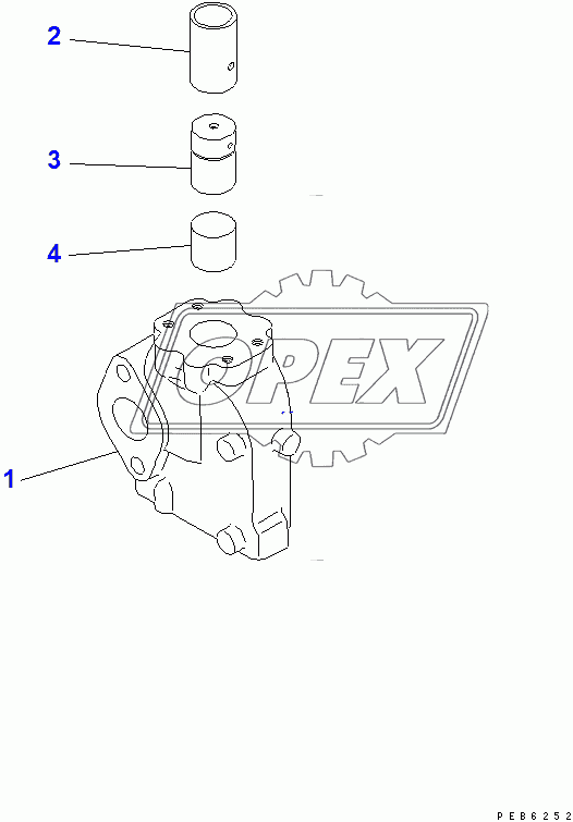  BLADE TRIMMING LIFT CYLINDER (2/2)(36738-)