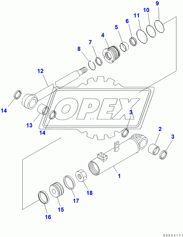  BLADE TRIMMING CYLINDER (35 DEGREE PITCH)(37673-)