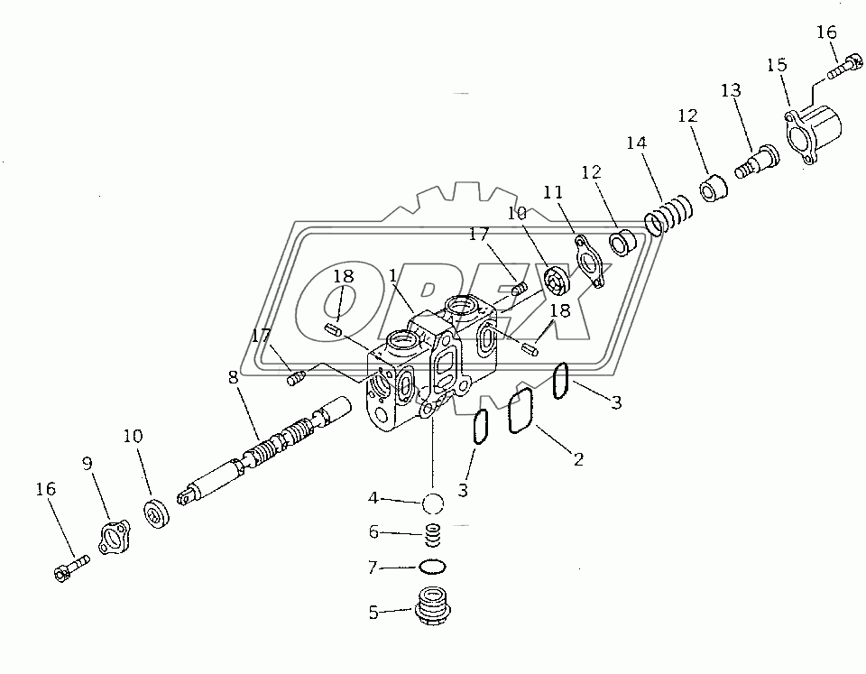  BLADE CONTROL VALVE (4/5) (WITH SCRAPER)