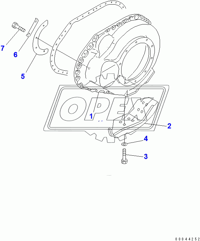  FINAL DRIVE CASE (L.H.)(37822-)