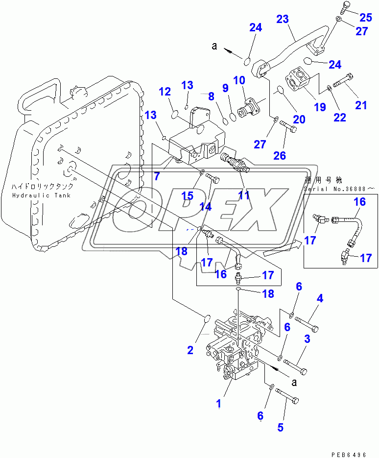  WORK EQUIPMENT VALVE MOUNT