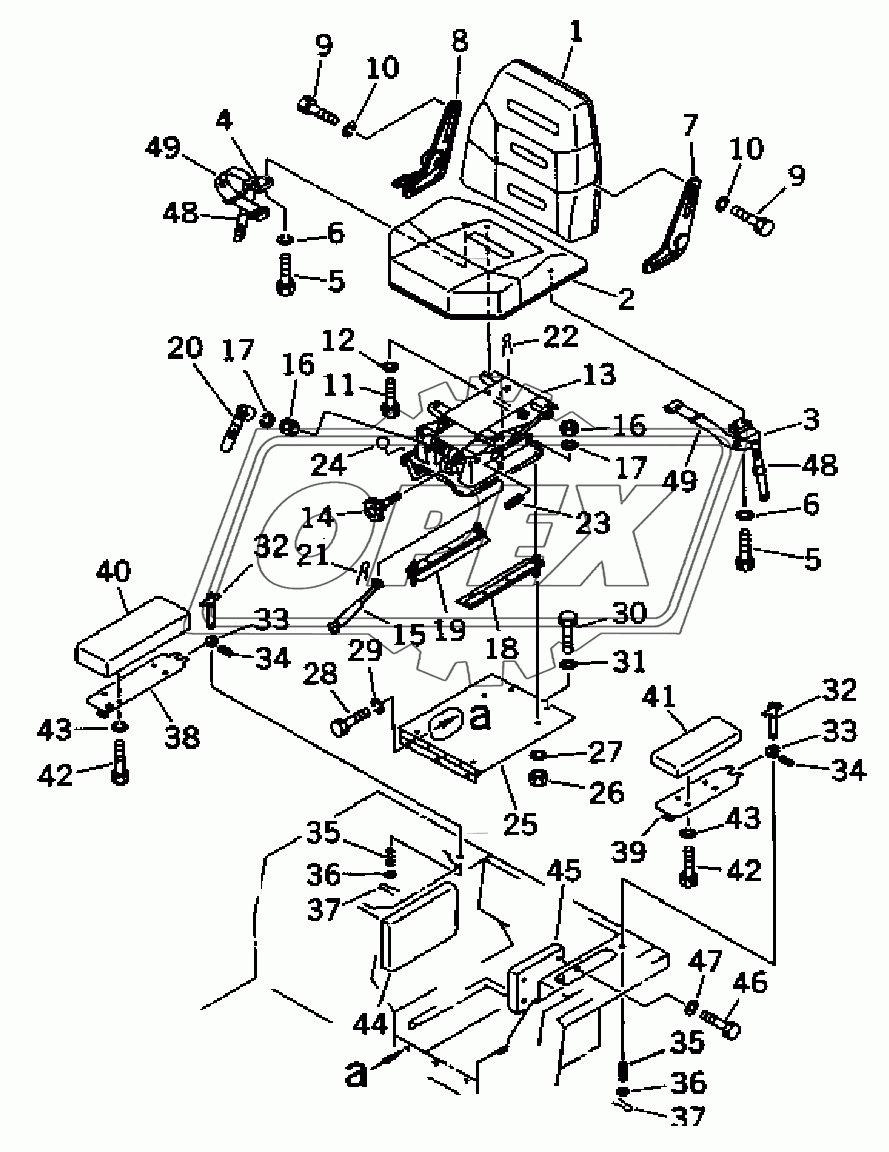 OPERATOR'S SEAT(36321-36480)