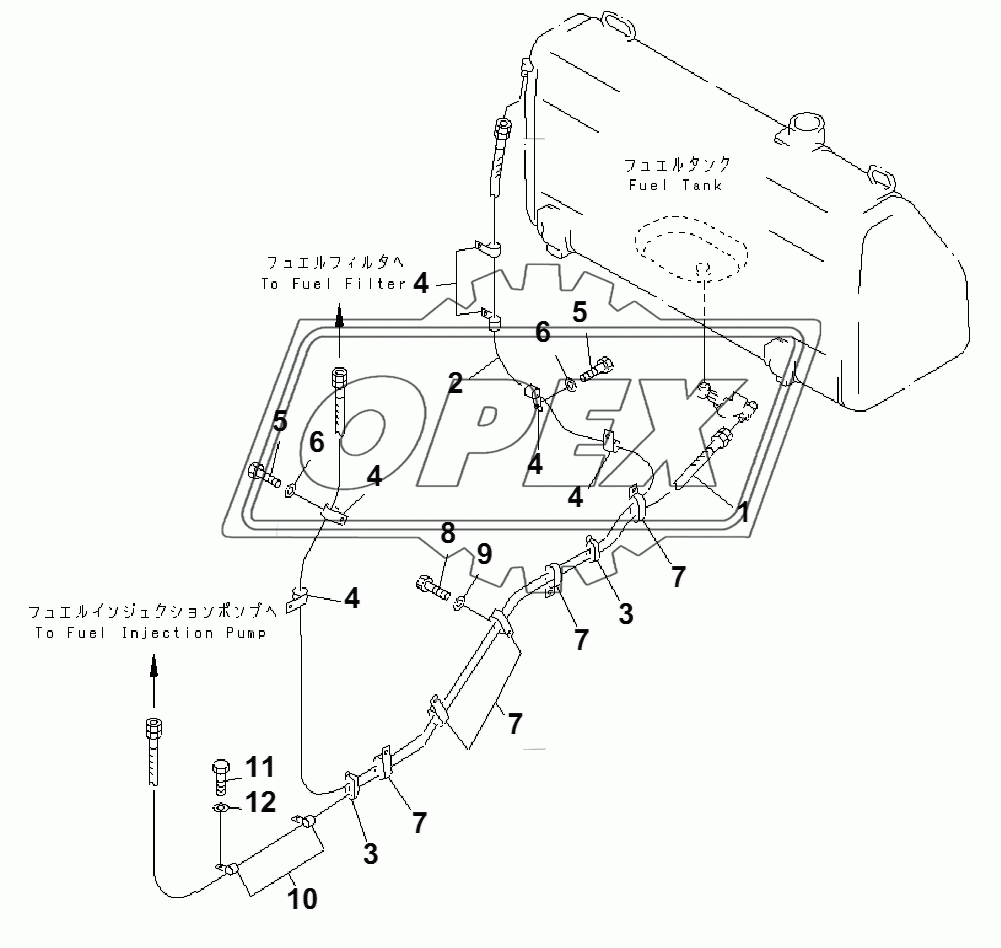 FUEL PIPING(35001-)