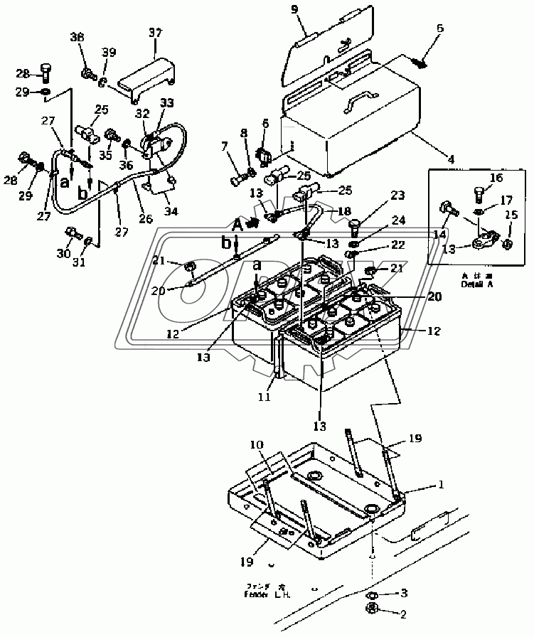 BATTERY AND RELAY SWITCH(35001-)