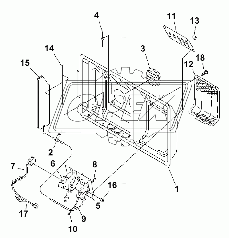 GRILLE ASS'Y(FOR AIRCONDITIONER)(36441-)