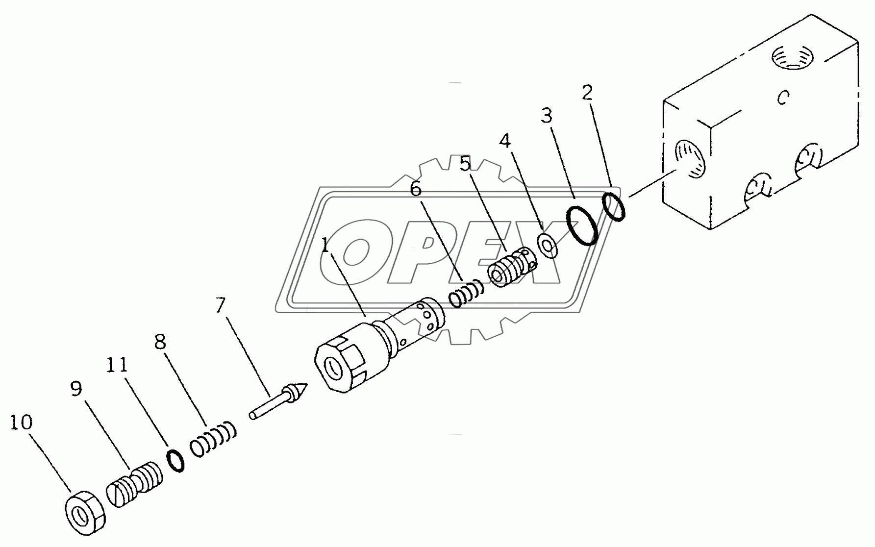 BLADE CONTROL VALVE (5/5)(35001-)