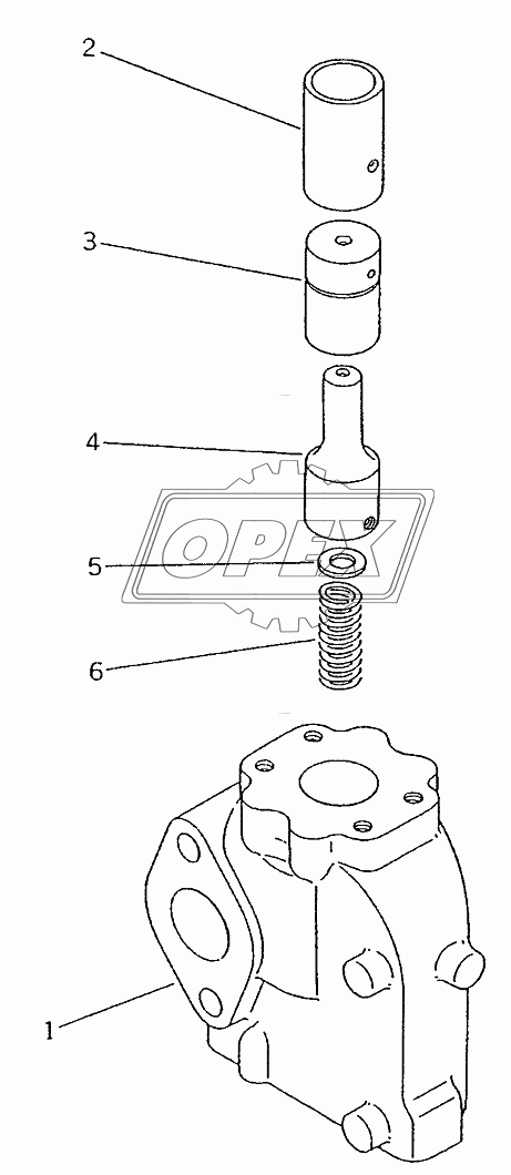 BLADE LIFT CYLINDER (2/2)(35001-)