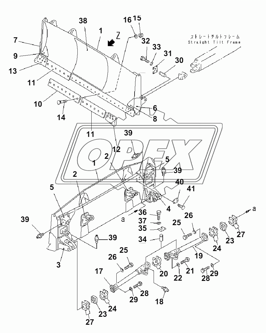 STRAIGHT TILT BLADE(35001-)