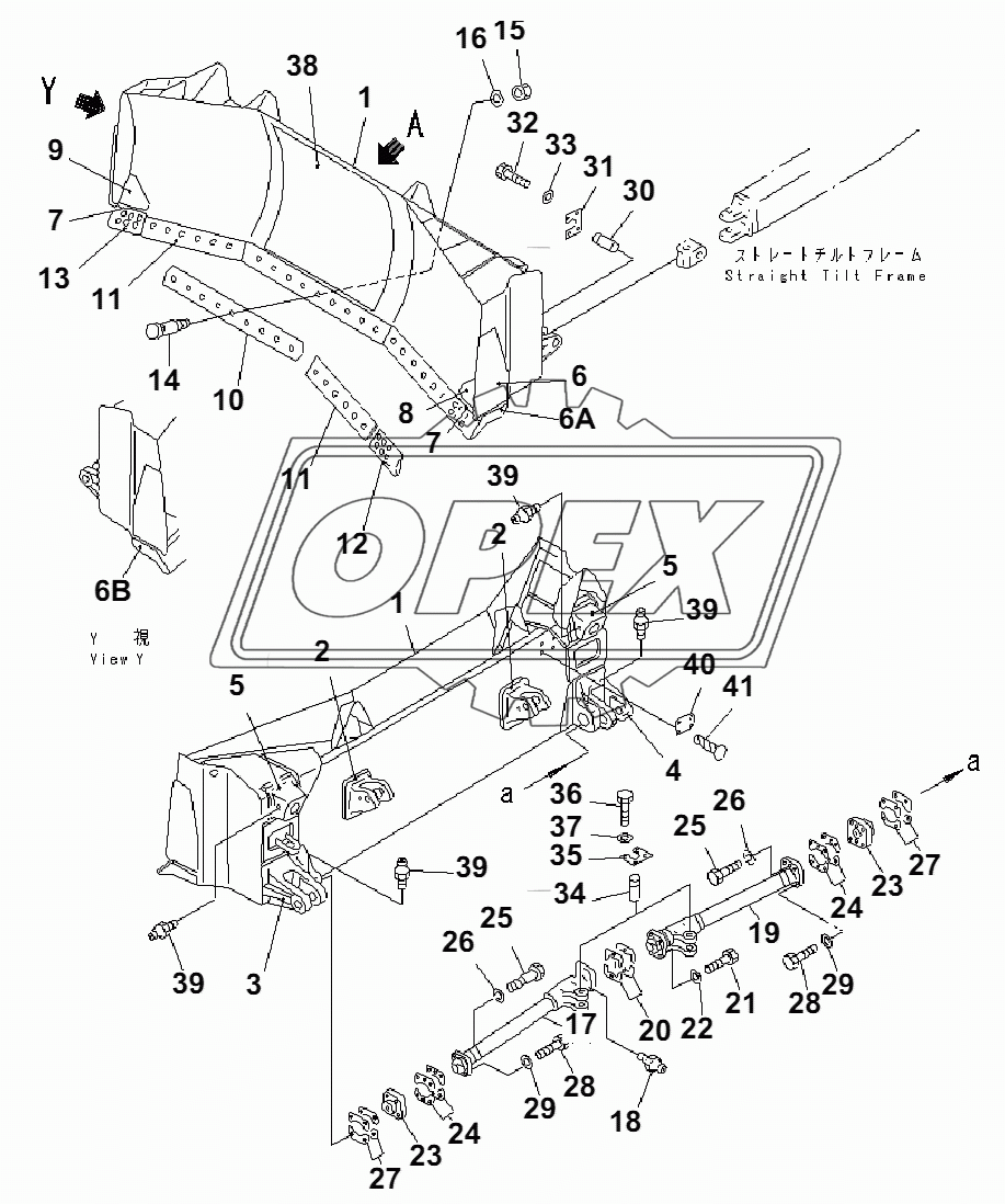 STRAIGHT TILT U-BLADE(35001-)