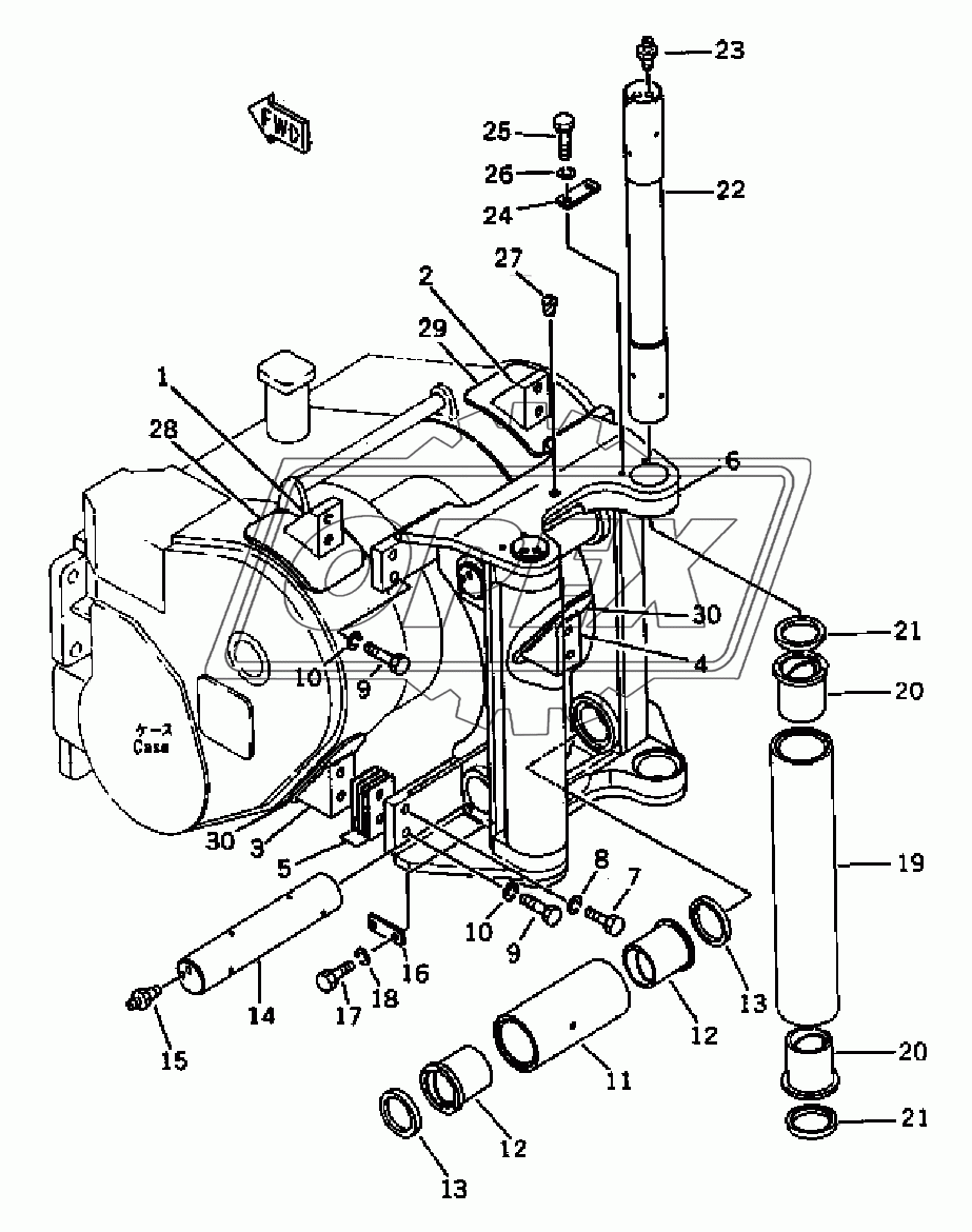 FAIR LEAD (FOR TOWING WINCH)(35001-)