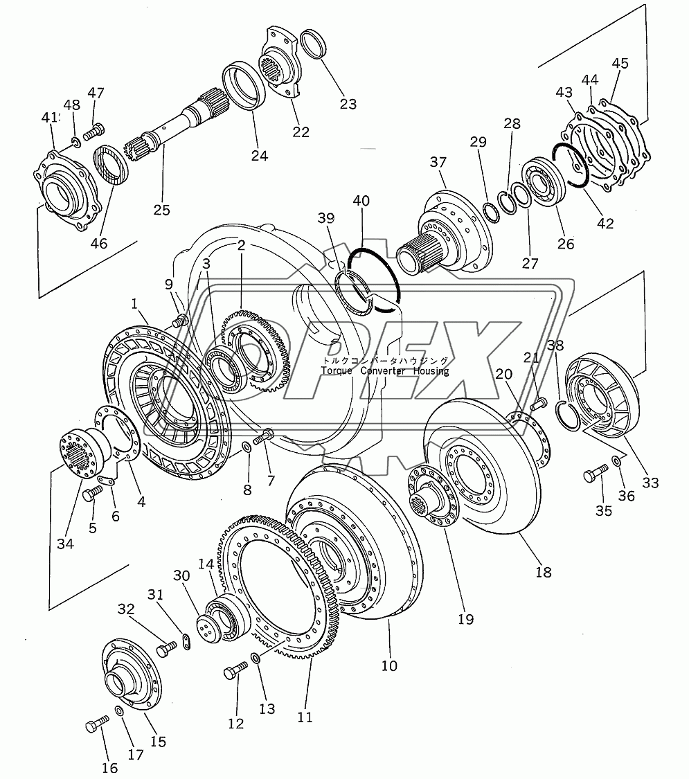 TORQUE CONVERTER (2/2)(35001-)
