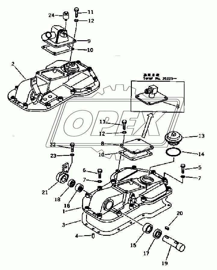 STEERING CASE COVER(35001-)