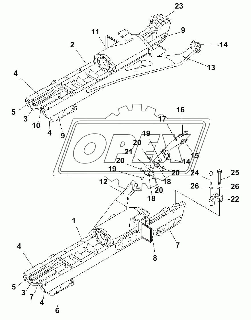 TRACK FRAME (TRIMMING)(36441-)