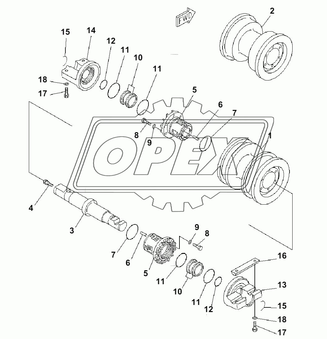 TRACK ROLLER(35001-)