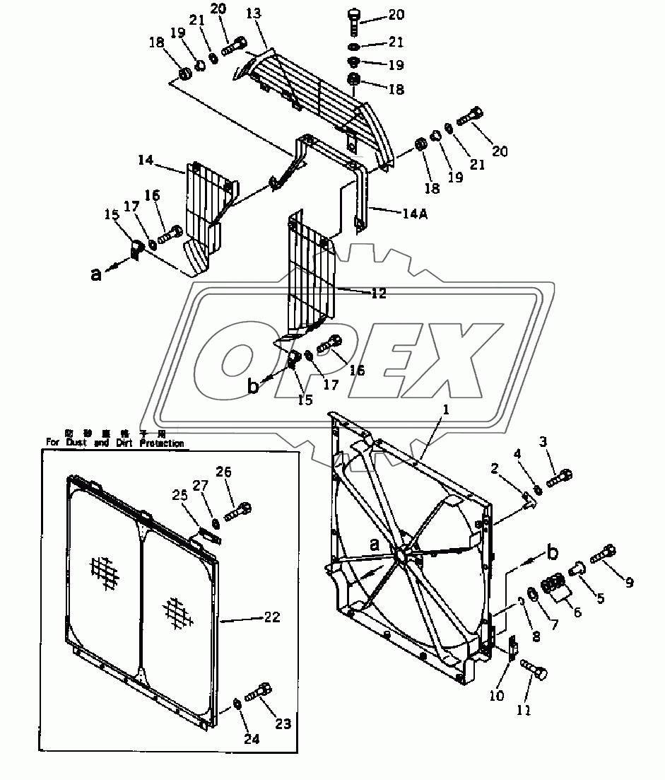 RADIATOR FAN GUARD(35477-)