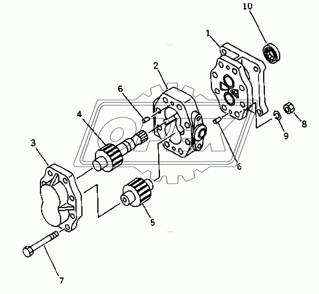 STEERING PUMP(35001-)