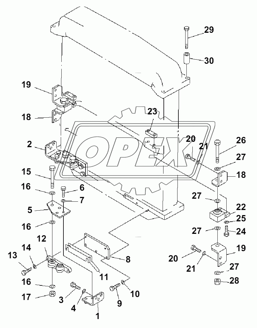 RADIATOR MOUNTING(35001-)