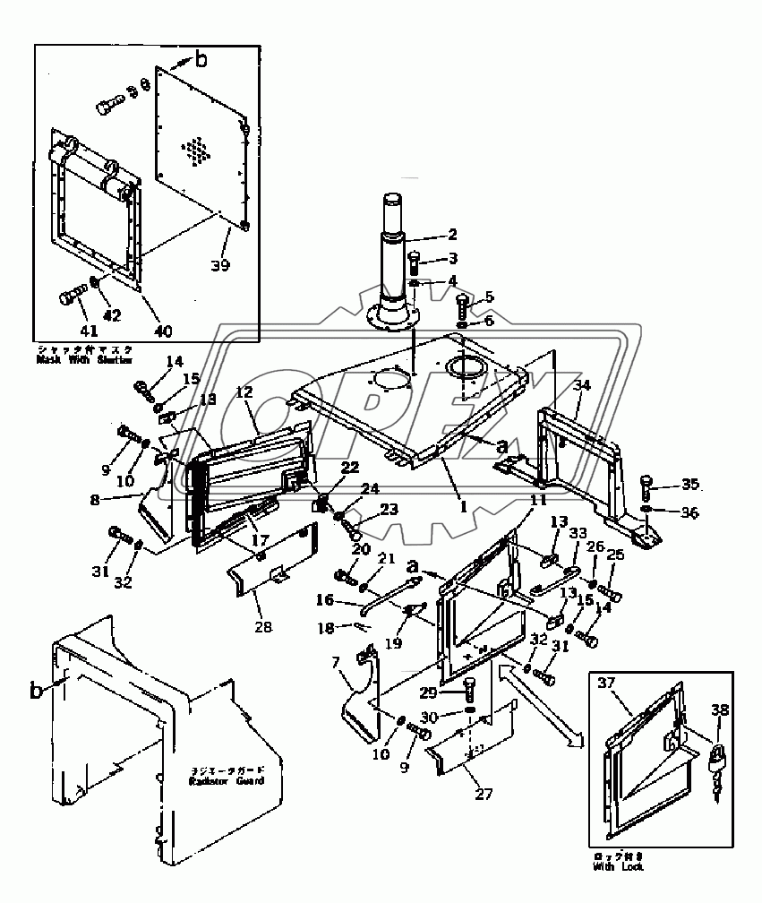 ENGINE HOOD AND DASHBOAD (COLD TERRAIN SPEC.)(35001-)