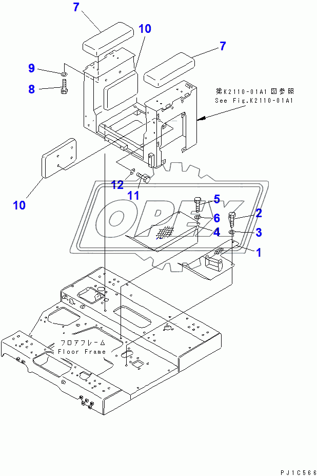  FLOOR FRAME COVER