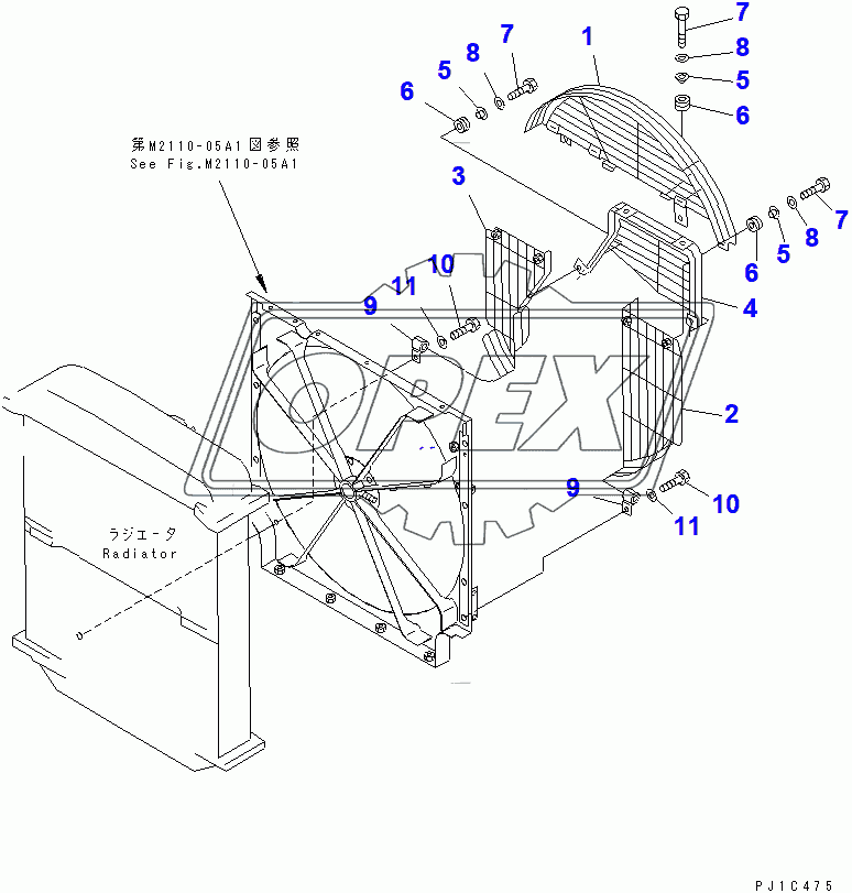  RADIATOR FAN NET