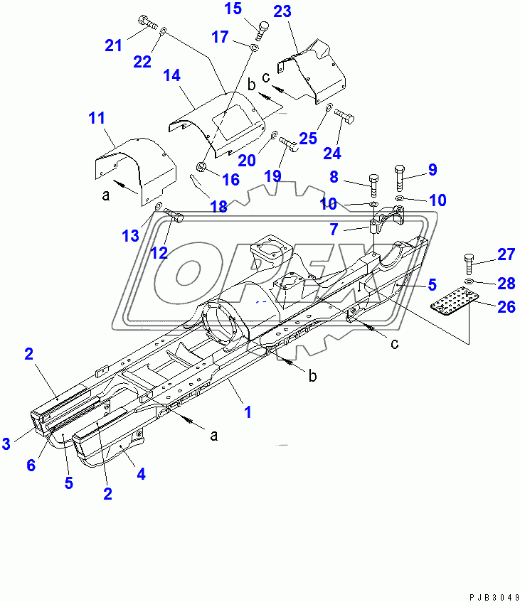  TRACK FRAME (L.H.)