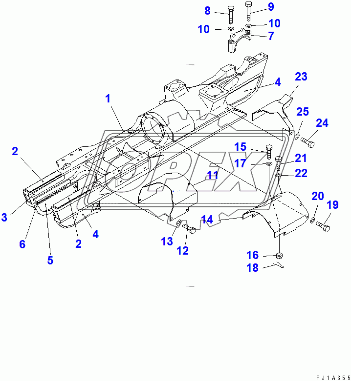  TRACK FRAME (R.H.)