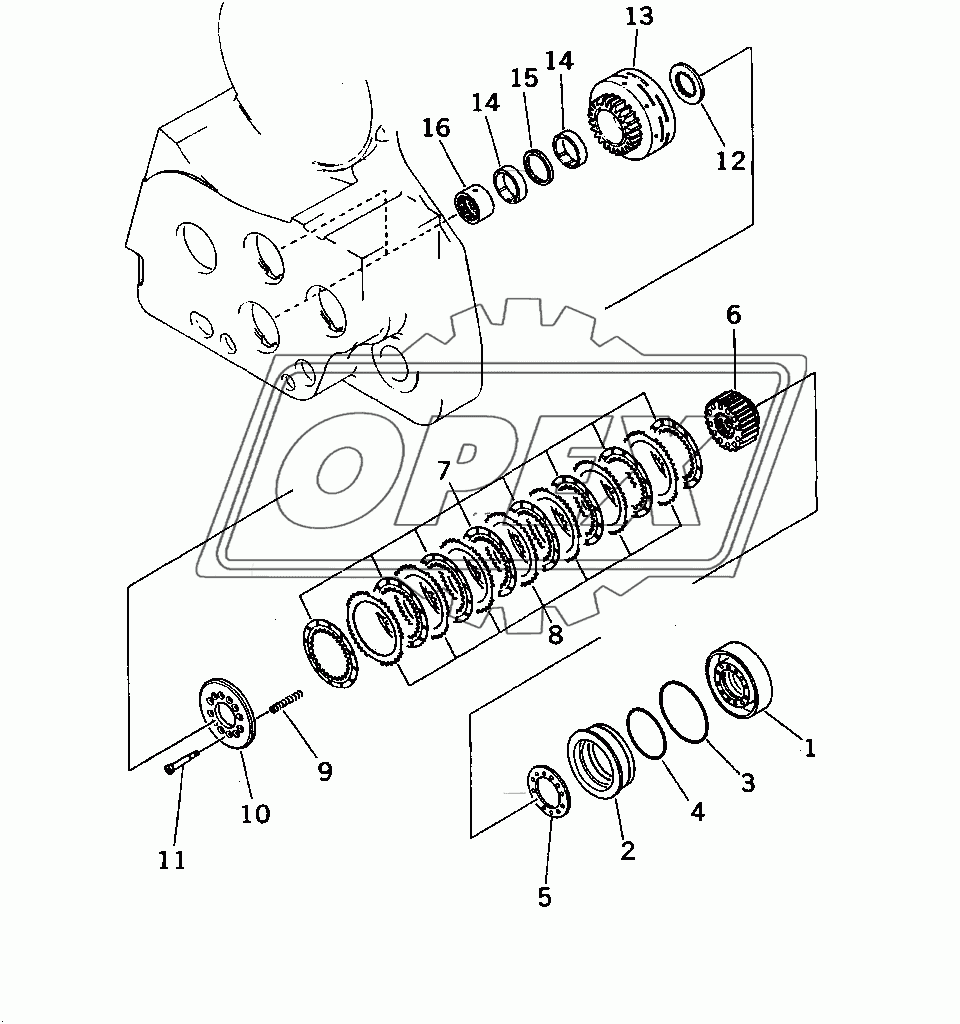  WINCH CLUTCH (BOOM AND HOOK)