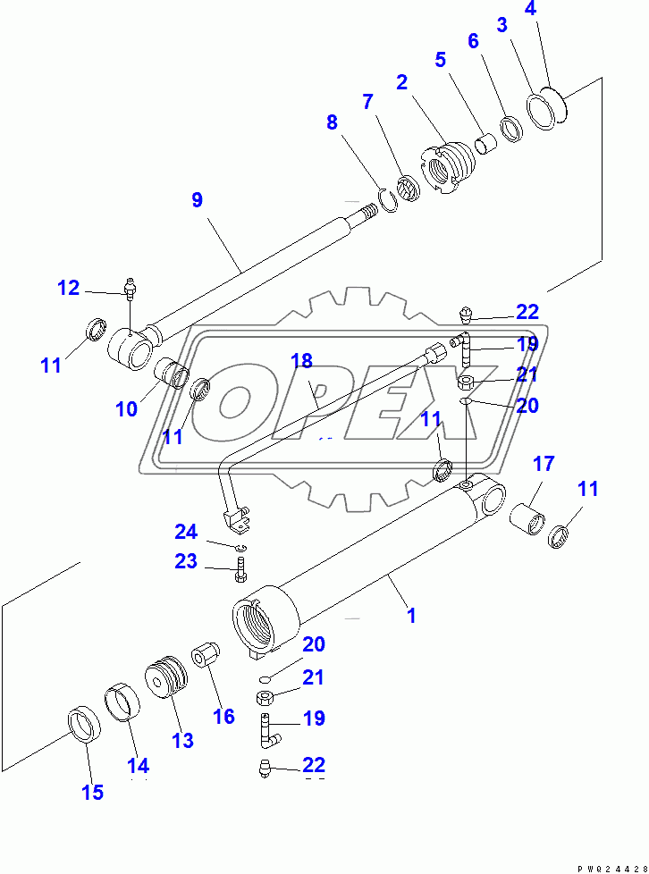  COUNTER WEIGHT CYLINDER