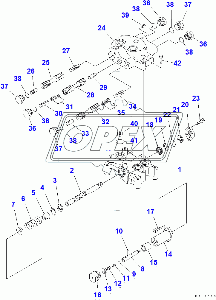  HIGH-LOW SELECT VALVE (FOR WINCH)