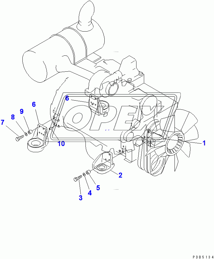  ENGINE RELATED PARTS (BRACKET)(94999-96513)