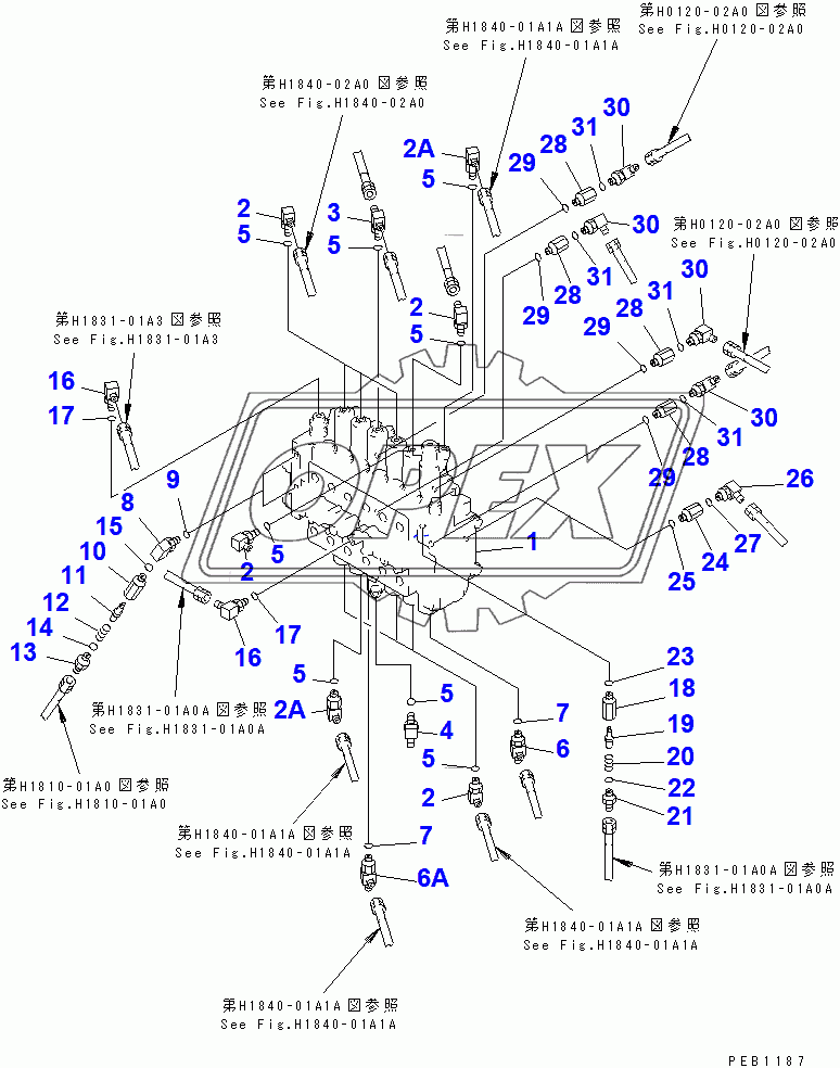  MAIN VALVE (CONNECTING PARTS)(84620-86929)