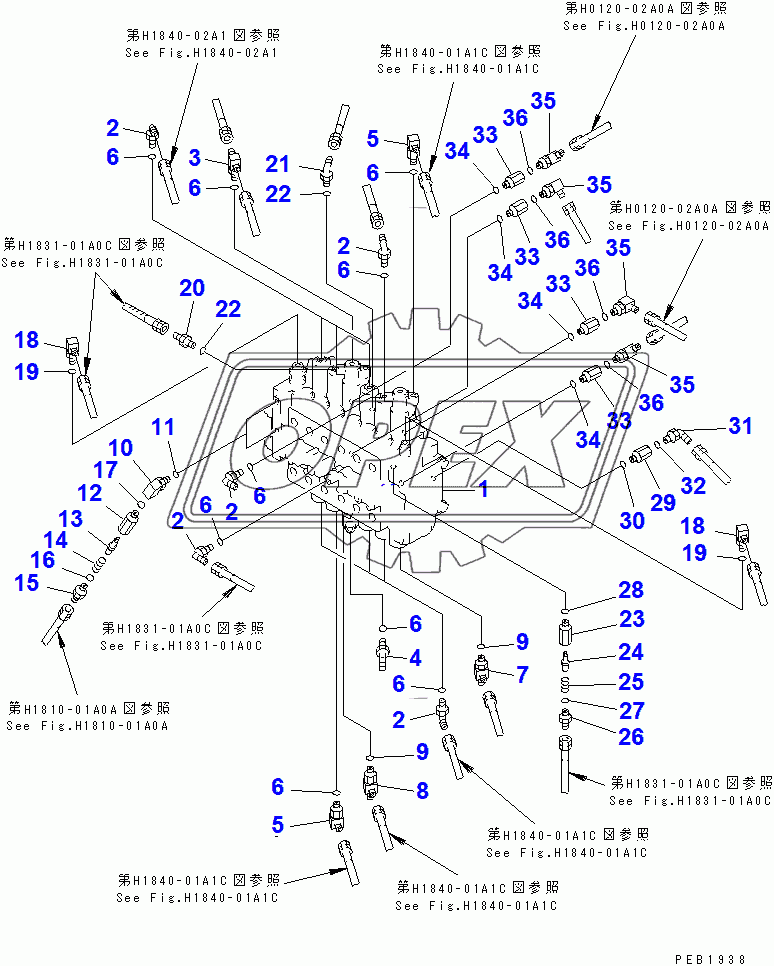  MAIN VALVE (CONNECTING PARTS)(88000-94998)