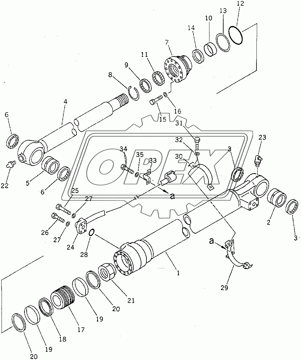  BUCKET CYLINDER (DEMOLITION SPEC.)(80001-94998)