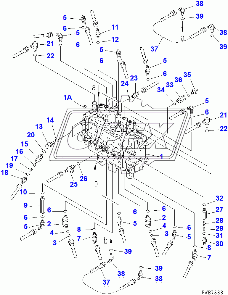  MAIN VALVE (CONNECTING PARTS)(99472-102228)