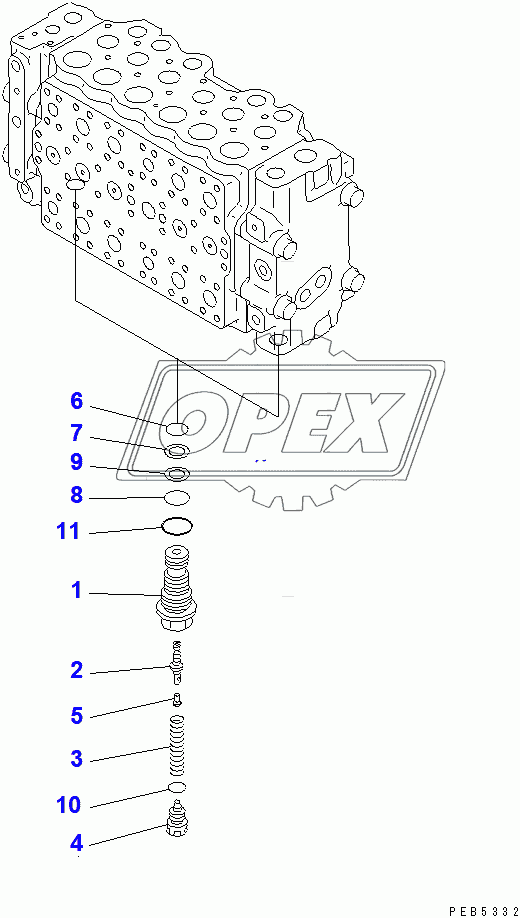  MAIN VALVE (5/11)(94999-)