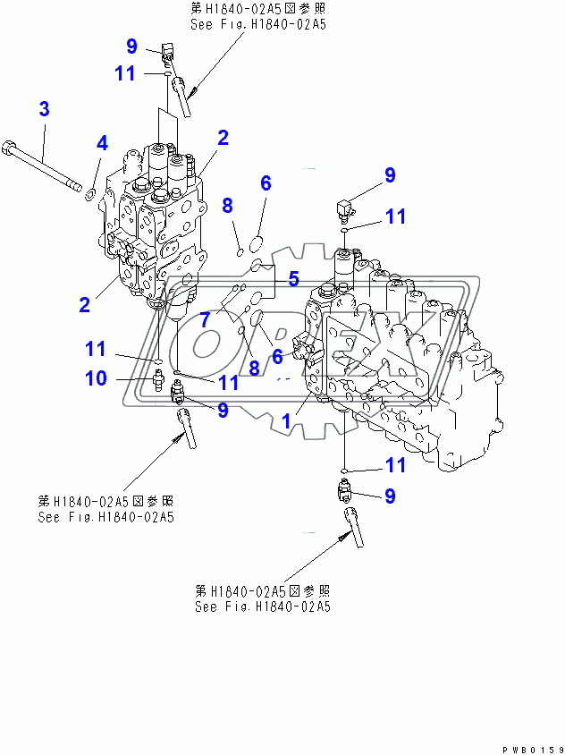  MAIN VALVE (CONNECTING PARTS)(80001-96513)