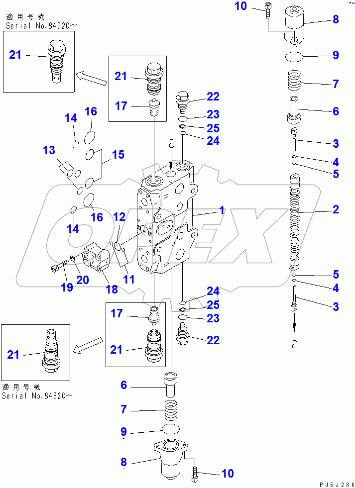  SERVICE VALVE (1/2)(80001-86929)