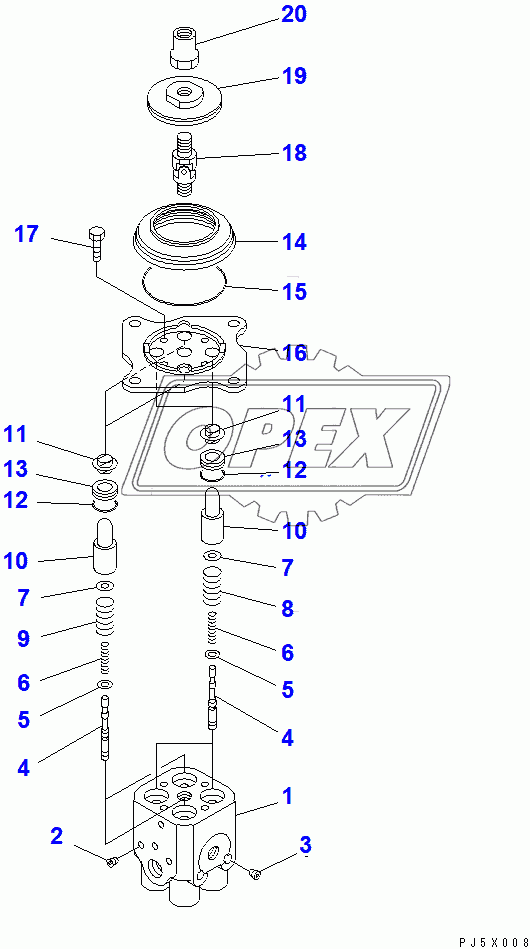  PPC VALVE (FOR WORK EQUIPMENT)