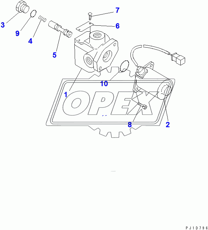  SOLENOID VALVE (INNER PARTS)