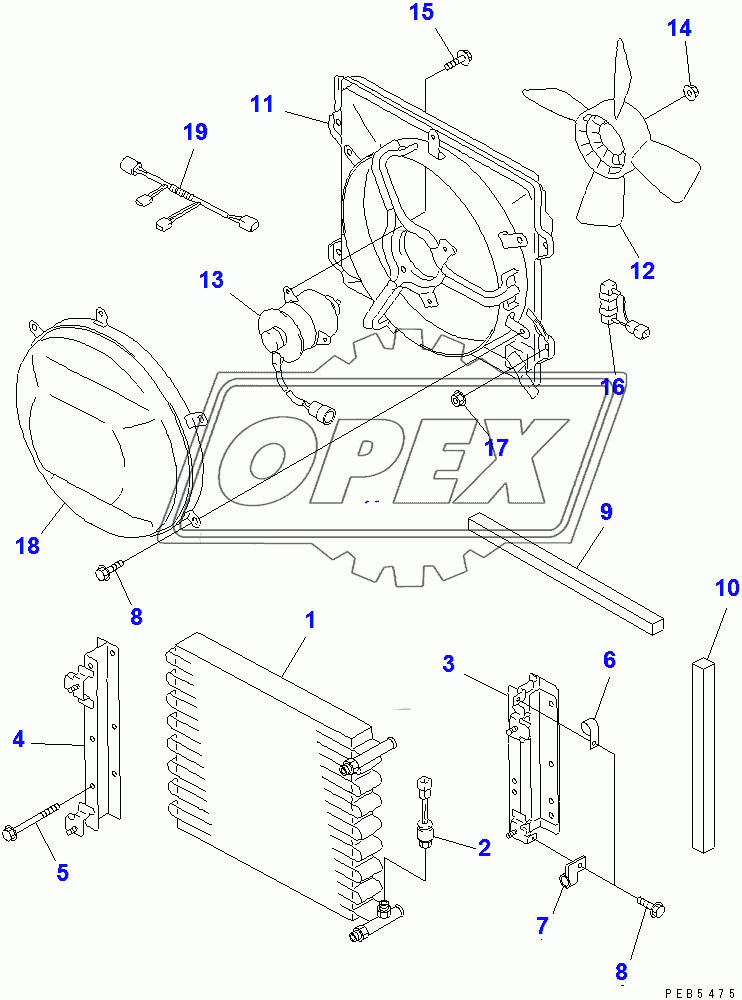  CONDENSER ASS'Y (FOR AIR CONDITIONER)(94999-)