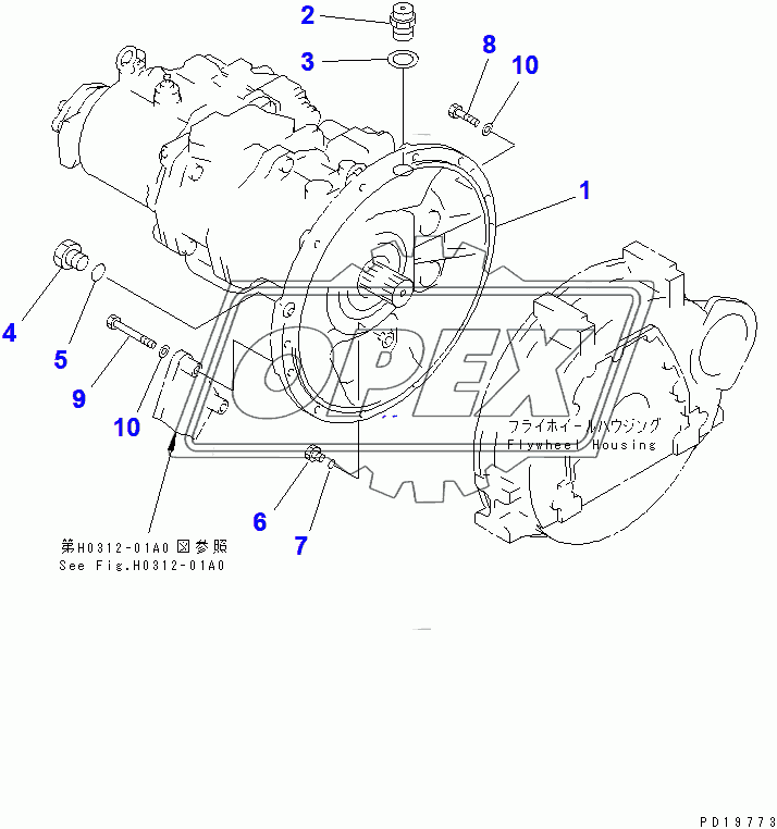  MAIN PUMP (CONNECTING PARTS)(80001-94998)