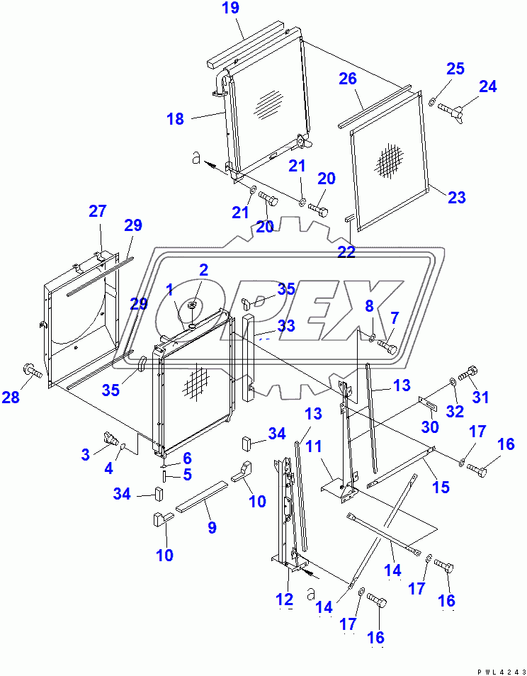  COOLING (RADIATOR) (WITH AIR CONDITIONER)(109756-)