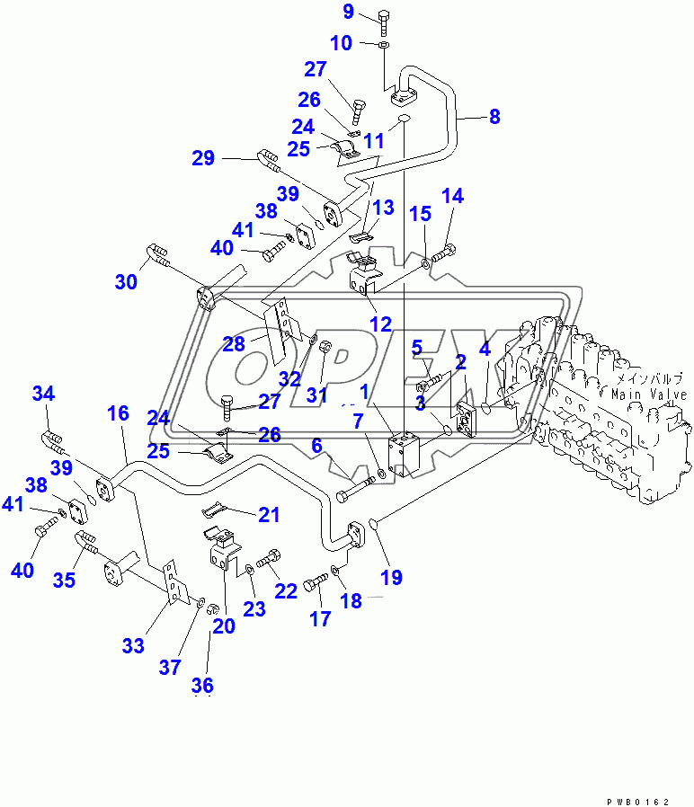  ATTACHMENT LINE (2 ACTUATOR)