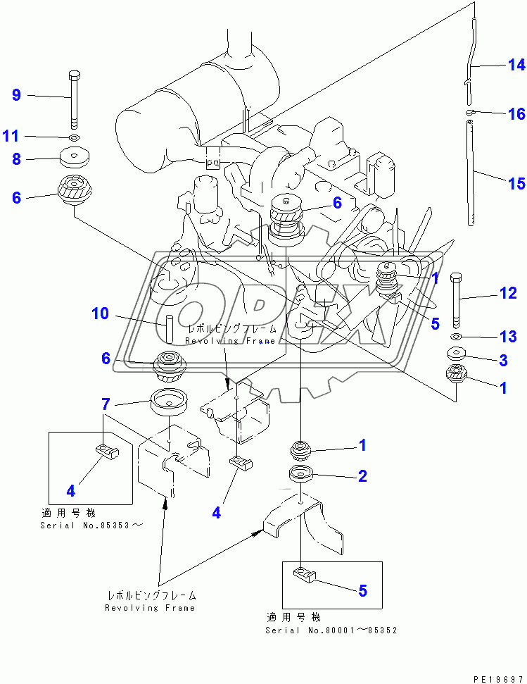  ENGINE MOUNT(80001-91086)