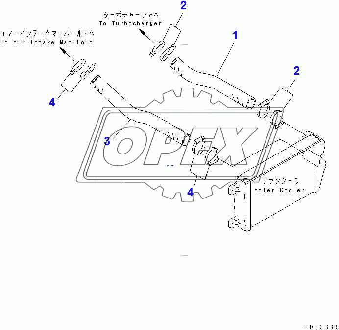  COOLING (FAN GUARD AND AFTER COOLER PIPING)(91087-94998)
