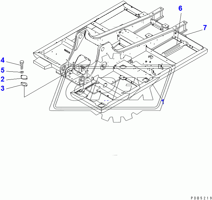  REVOLVING FRAME (DEMOLITION SPEC.)(102834-)