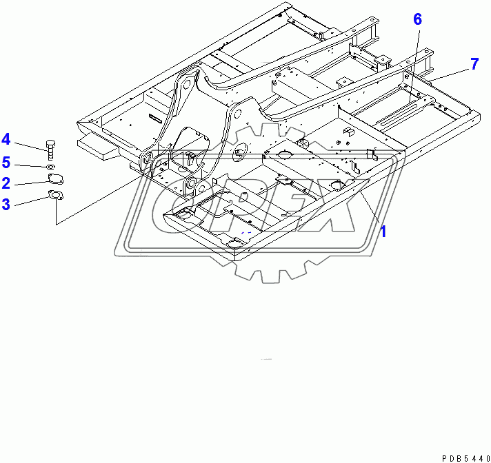  REVOLVING FRAME (FOR SIDE BUMPER)(94999-)