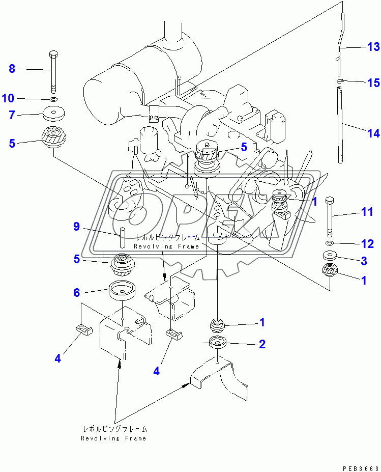  ENGINE MOUNT(91087-106005)